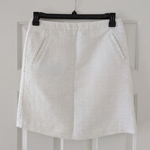 Mario Serrani White Skirt Size 6